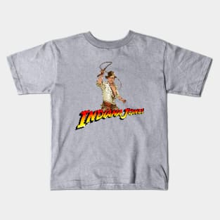 Indiana Jones Pixelated Art Kids T-Shirt